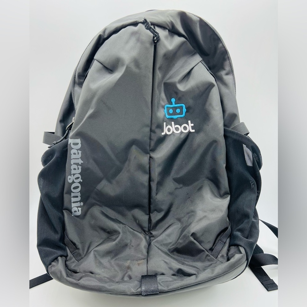 Patagonia Black Backpack with Blue Logo STY47913FA23